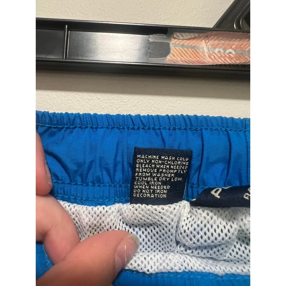 Polo Sport Vintage Swim Trunks Blue Vibrant Beach Summer Men Size XXL